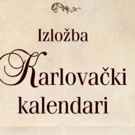 Izložba „Karlovački kalendari“ na portalu Virtualne izložbe