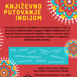 Čitateljski klub “Književno putovanje Indijom”