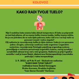 Edukativna radionica „Kako radi tvoje tijelo“