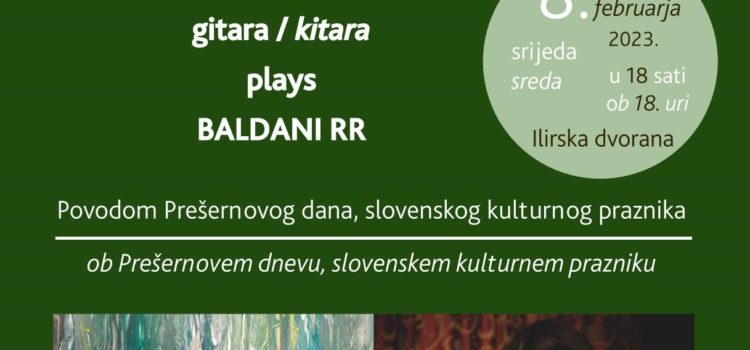 Koncert Katje Porovne Silič, akademske gitaristice iz Ljubljane