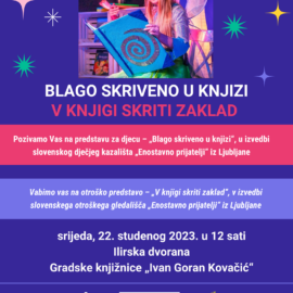 Predstava za djecu “Blago skriveno u knjizi”