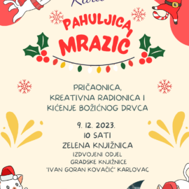 Advent u Karlovcu – Kreativne radionice i pričaonice u Zelenoj knjižnici