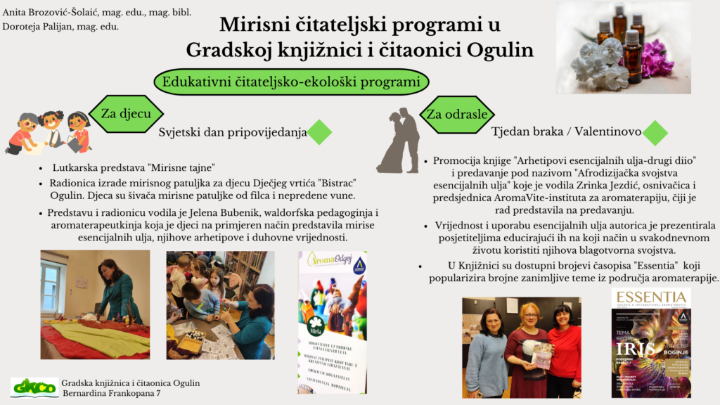 5_ Mirisni čitateljski programi u Gradskoj knjižnici i čitaonici Ogulin
