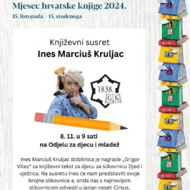 Književni susret s Ines Marciuš Kruljac