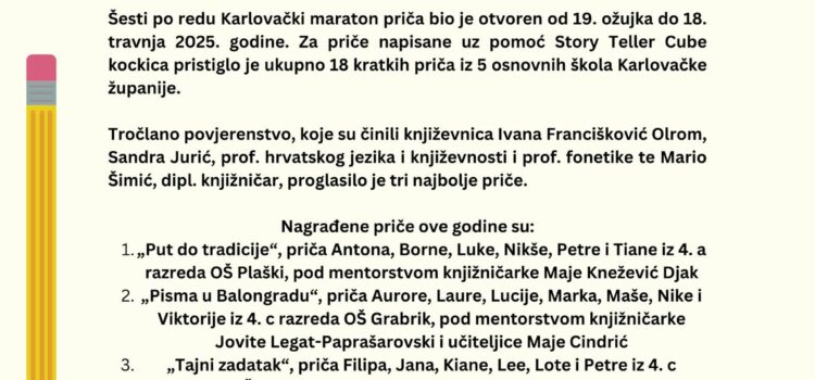 6. Karlovački maraton priča 6. Karlovački maraton priča