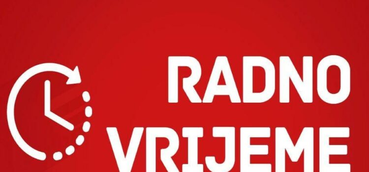 Blagdan Velike Gospe – radno vrijeme