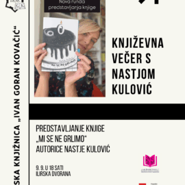 Predstavljanje knjige „Mi se ne grlimo“ Nastje Kulović