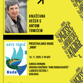 Književni susret s Antom Tomićem