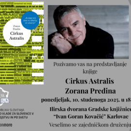 Predstavljanje knjige Cirkus Astralis Zorana Predina Predstavljanje knjige Cirkus Astralis Zorana Predina