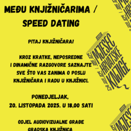 Pozivamo vas na speed dating!