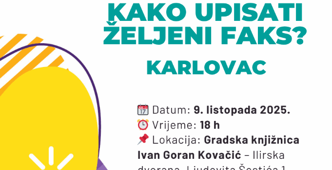 Kako upisati željeni faks?