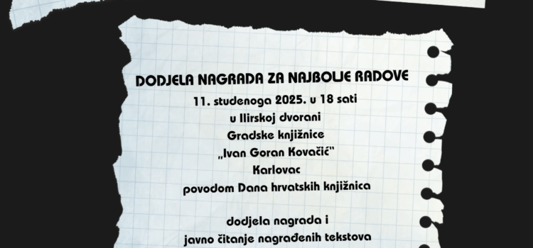 Dodjela nagrada Natječaja za kratku priču „Tipka“