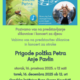 Predstavljanje slikovnice i glazbeni koncert za djecu Predstavljanje slikovnice i glazbeni koncert za djecu