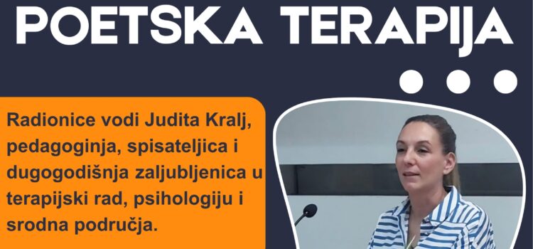 Poetska terapija u okviru Kluba ljubitelja poezije „Stihom u srce“
