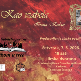 Predstavljanje zbirke „Kao izabela“ Irene Kalan
