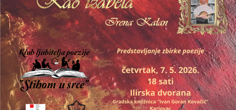 Predstavljanje zbirke „Kao izabela“ Irene Kalan