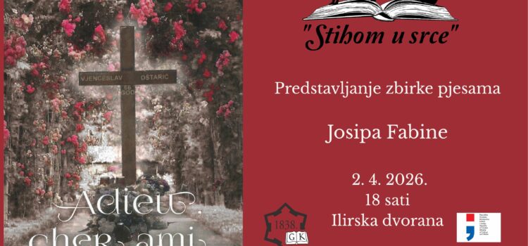 Zbirka poezije  „Adieu, cher ami…“  Josipa Fabina