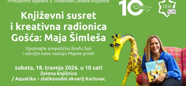 Proslavimo zajedno 3. rođendan Zelene knjižnice