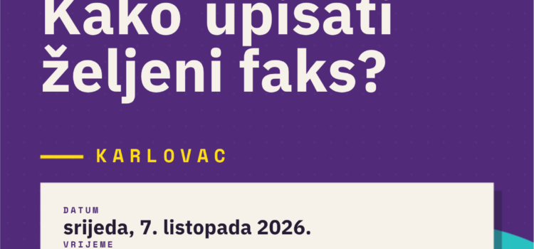 Kako upisati željeni faks?