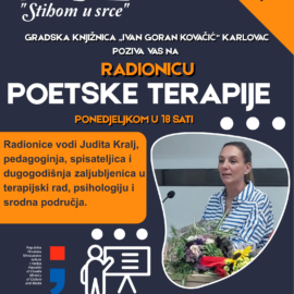 Radionice poetske terapije Radionice poetske terapije