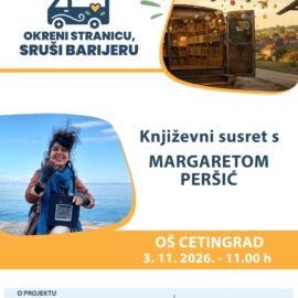 Književni susret s Margaretom Peršić u Cetingradu